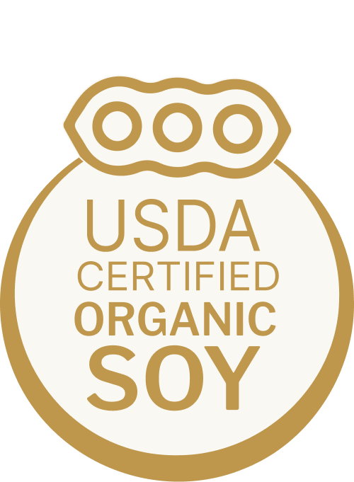 usda certified organic soy icon